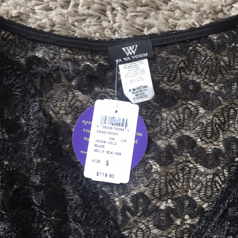 Va va voom sexy 2 piece lace dress size small - Picture 6 of 7